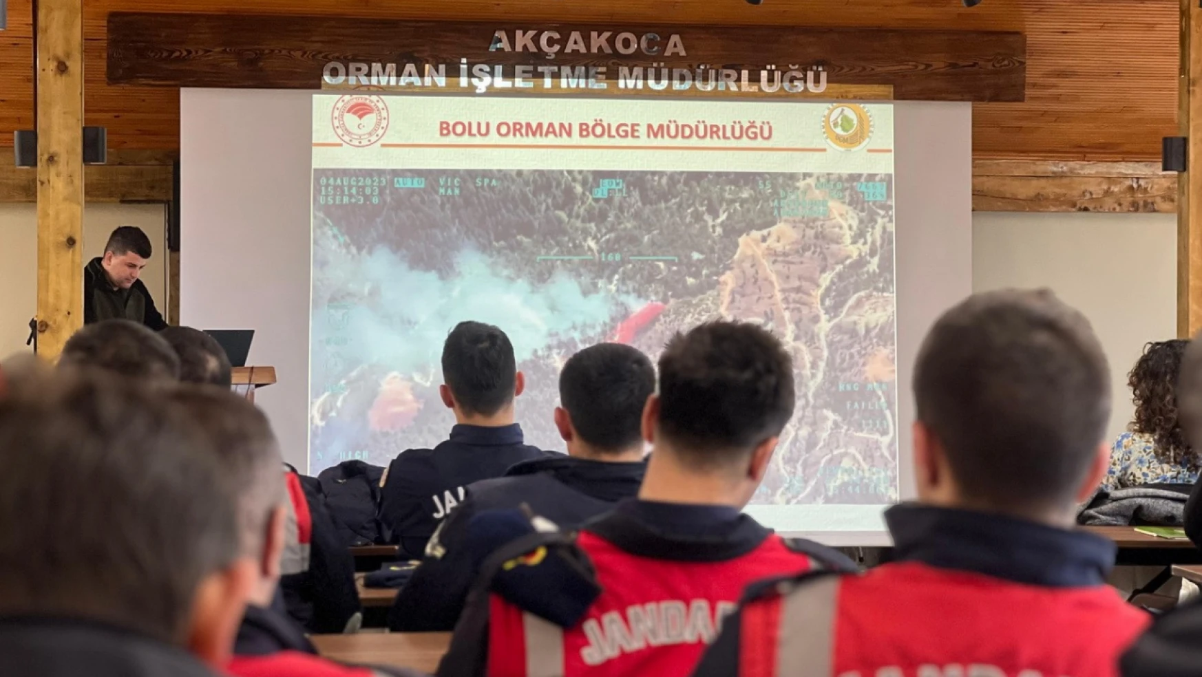 Akçakoca'da kamu kurum personeline yangın eğitimi
