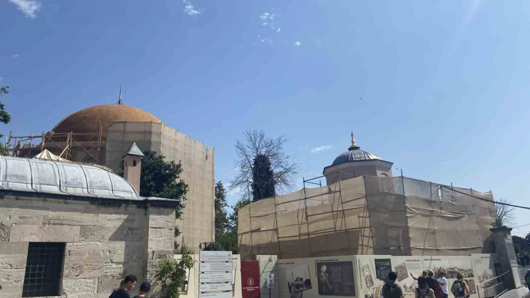 Ayasofya-i Kebir Camii Şerifi'nde restorasyon başladı