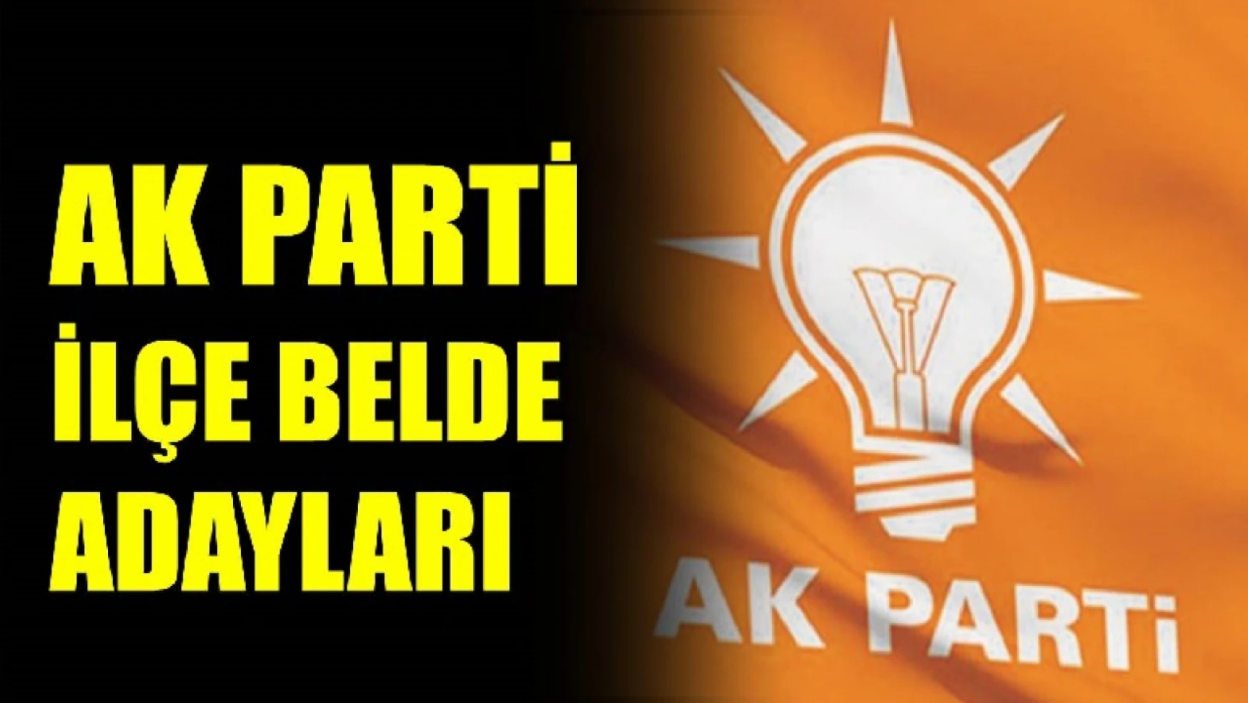 Bartın'da AK Parti İlçe ve Belde Adaylarını açıkladı