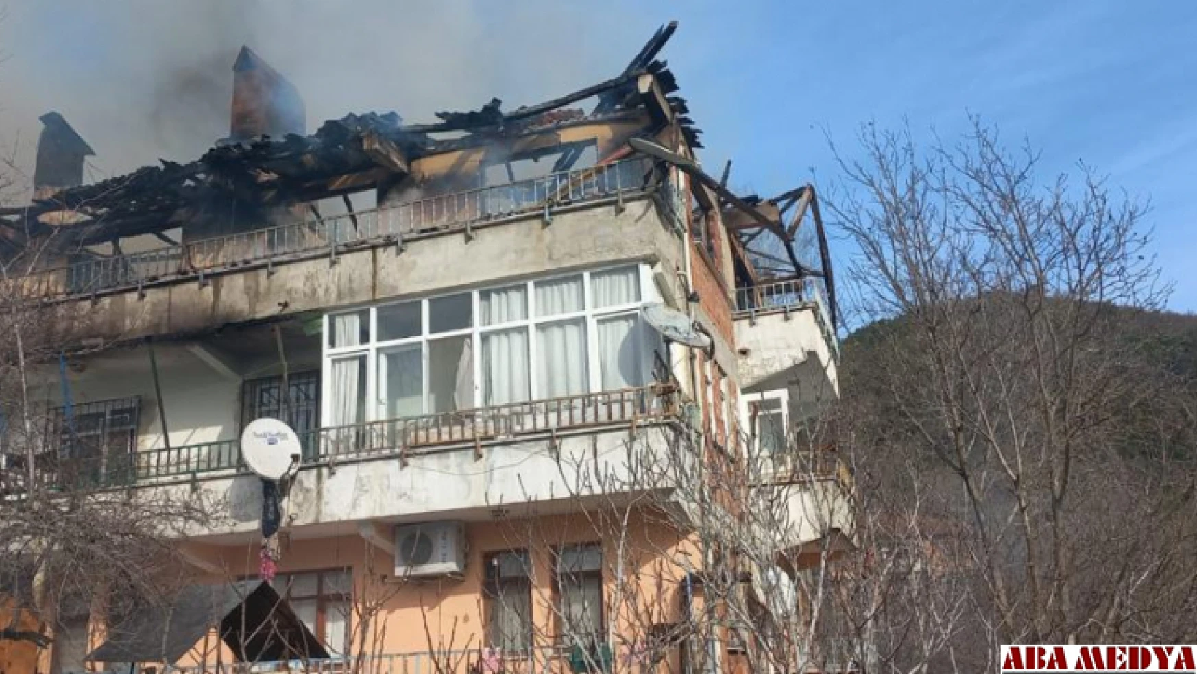 Çamlık Köyü'nde ev yangını