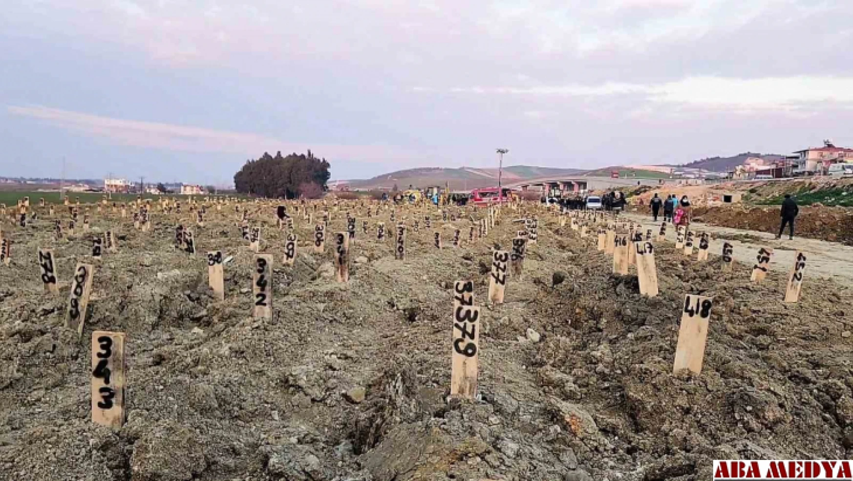 Denizli Valiliği, Hatay'da deprem mezarlığı kurdu