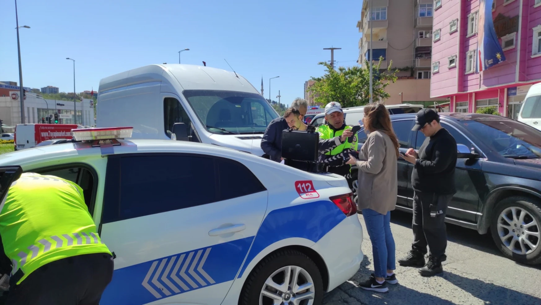 Ereğli'de trafik kazası: 2 yaralı