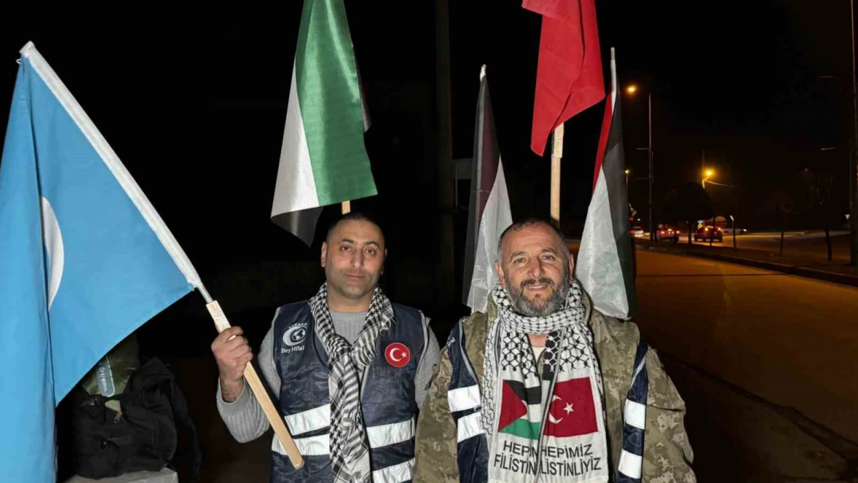 Filistin'e özgürlük için Ankara'ya yürüyorlar