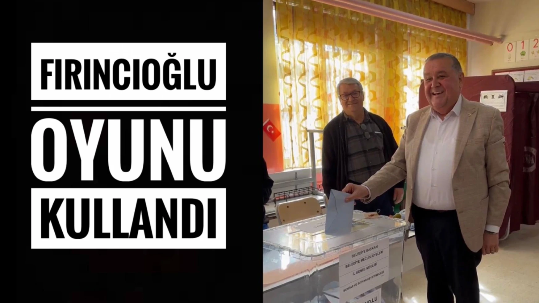 Fırıncıoğlu tüm vatandaşları oy kullanmaya davet etti