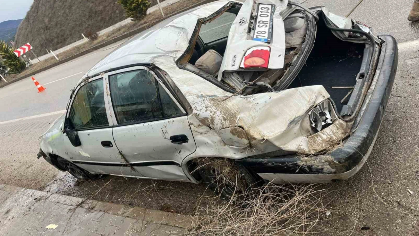 Karabük'te feci kaza 1 ölü, 1 yaralı