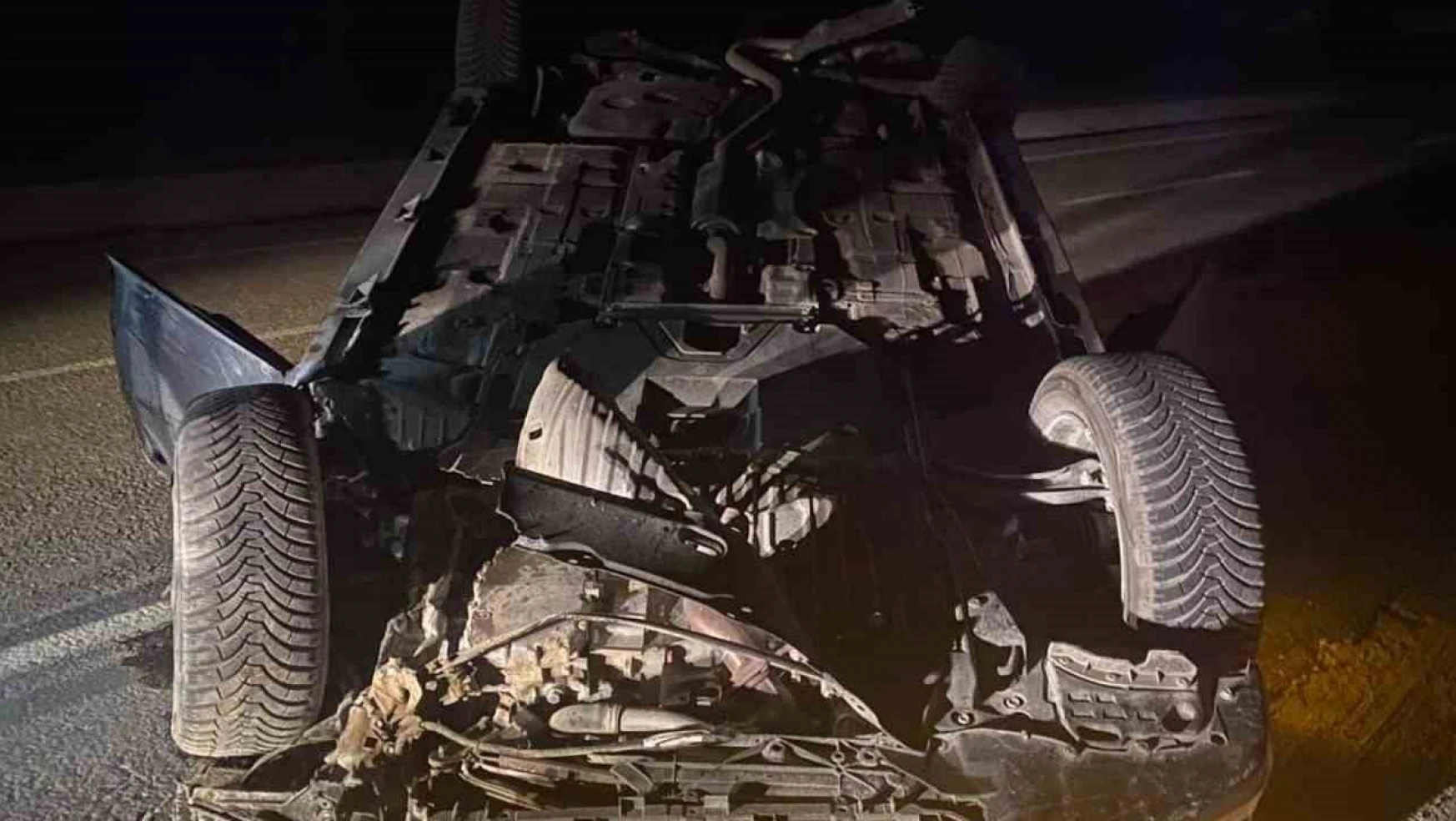 Kastamonu'da takla atan otomobilin sürücüsü yaralandı