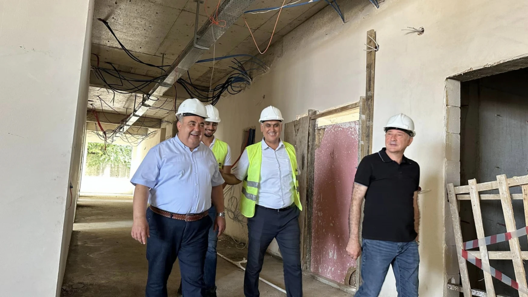 Milletvekili Aldatmaz Karaköy İlk ve Ortaokul inşaatını ziyaret etti