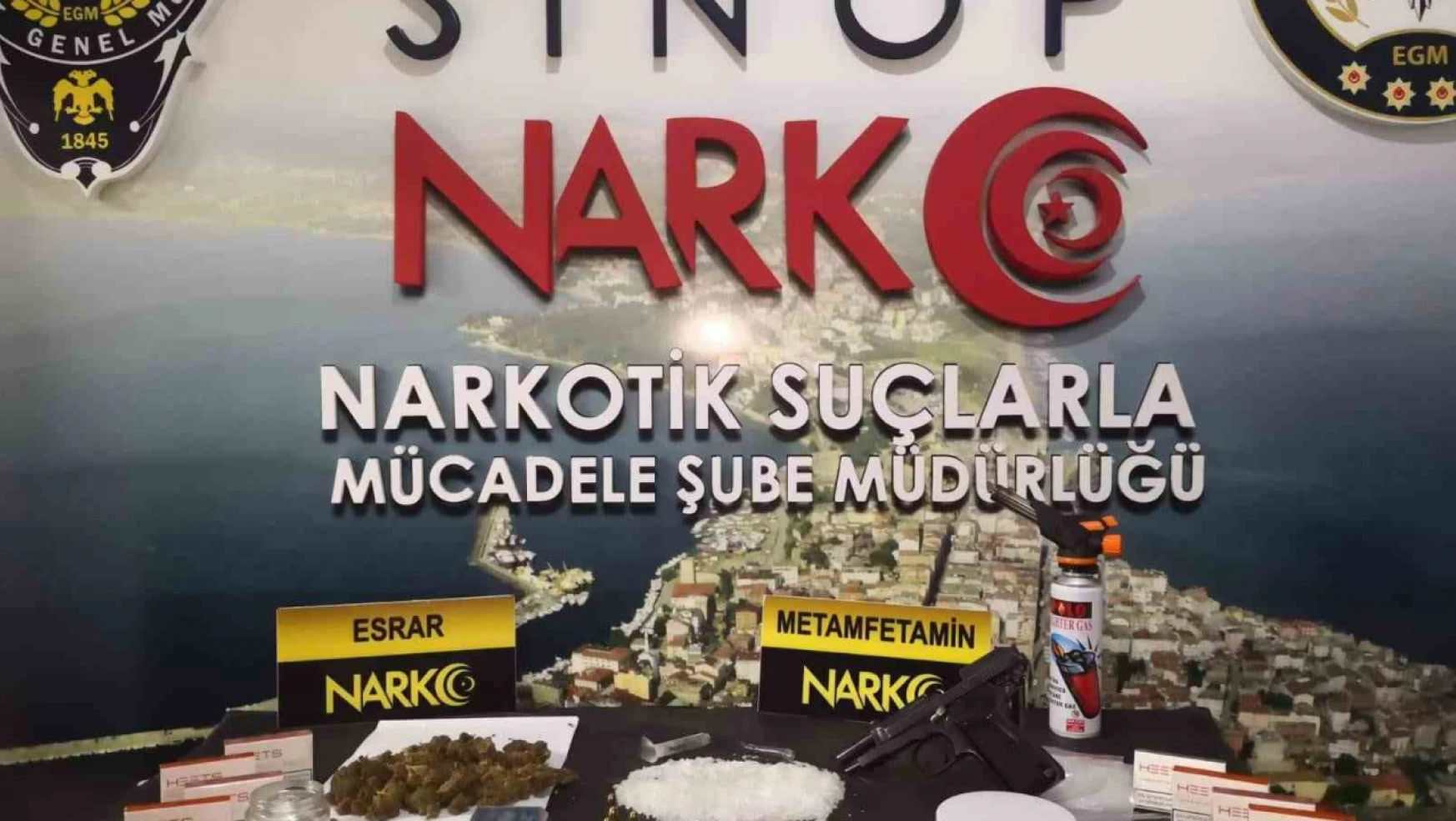 Sinop'ta uyuşturucu ticaretine 2 tutuklama