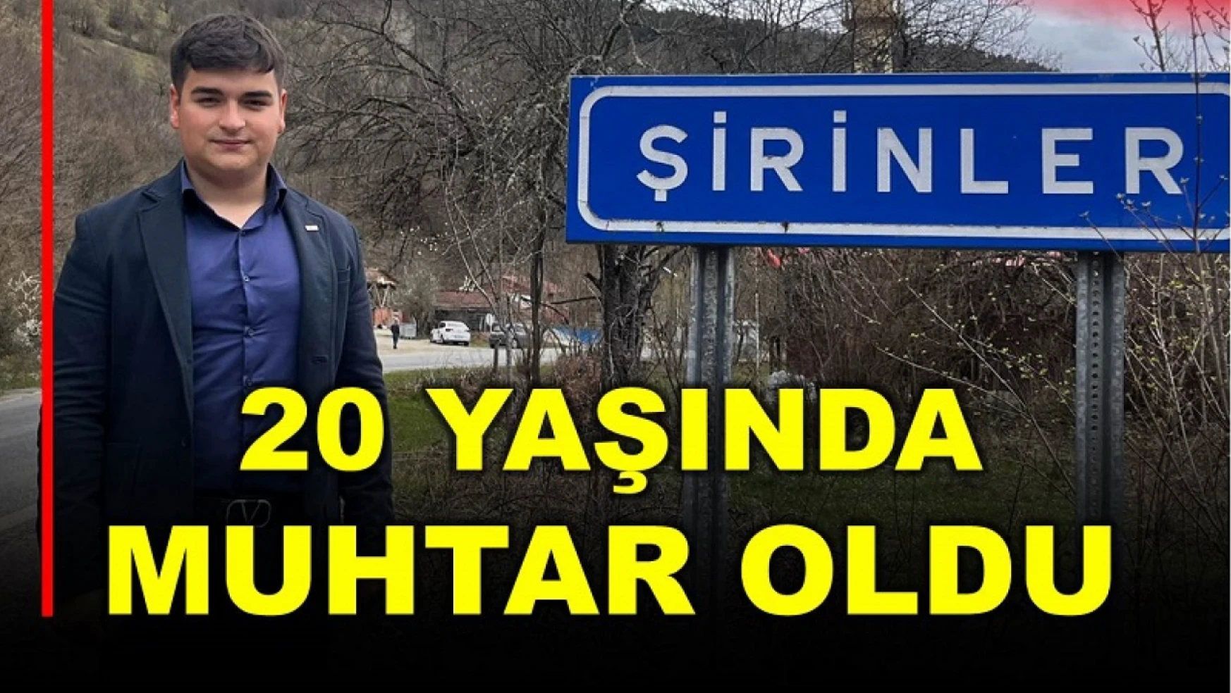 Türkiye'nin en genç muhtarı Bartın'da