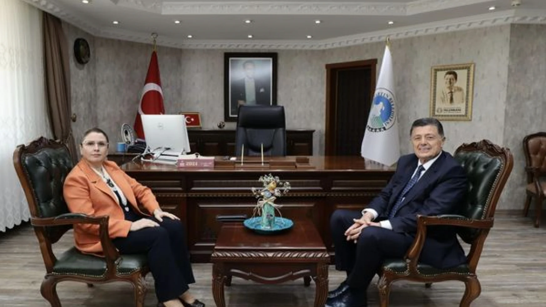 Vali Arslan'dan Başkan Yalçınkaya'ya ziyaret