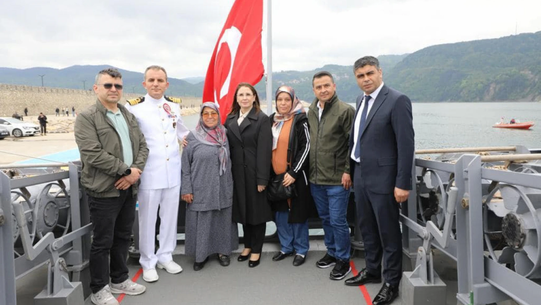 Vali Arslan, 'TCG KİLİMLİ' gemisini ziyaret etti