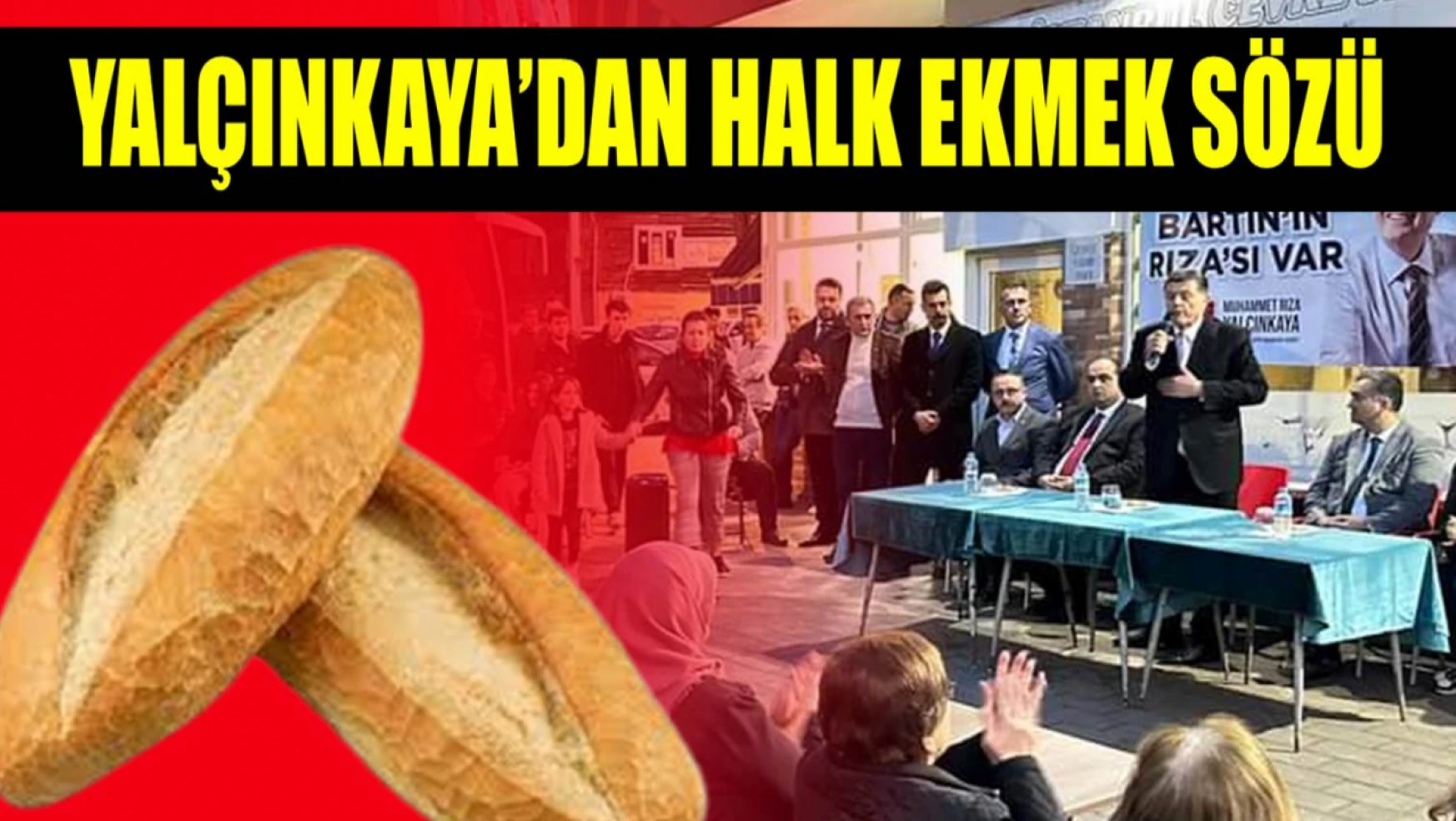 Yalçınkaya'dan halk ekmek fabrikası sözü