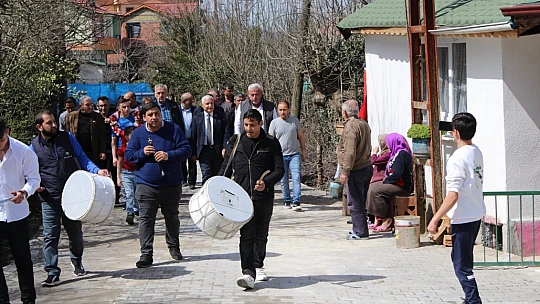 Dereceyle döndü coşkuyla karşılandı