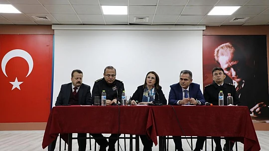 Okullarda Güvenli Eğitim Toplantısı yapıldı