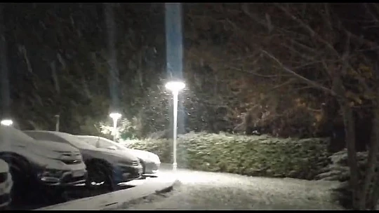 Abant Gölü Milli Parkı karla kaplandı