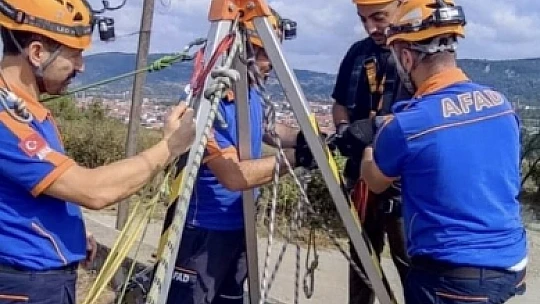 AFAD'tan VEFAKUT'a arama ve kurtarma eğitimi