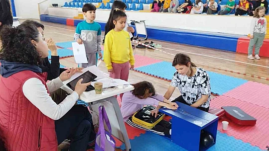 Alaplı'da ilköğretim okullarında yetenek taraması yapıldı