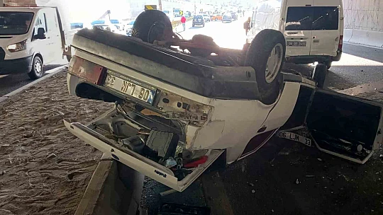 Ankara'da 14 aracın karıştığı zincirleme kazada 7 kişi yaralandı