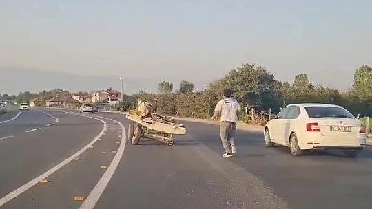 At önce tekeri sonra sahibini bıraktı