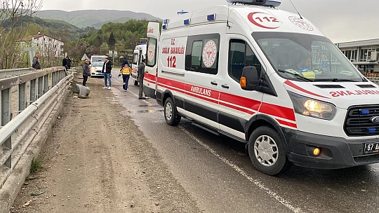 Bartınlı sürücü Gökçebey'de kaza yaptı