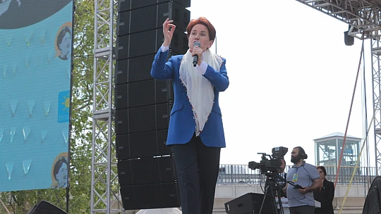 Akşener: 'İYİ Parti'yi birinci parti yapın, ben de başbakan olayım'