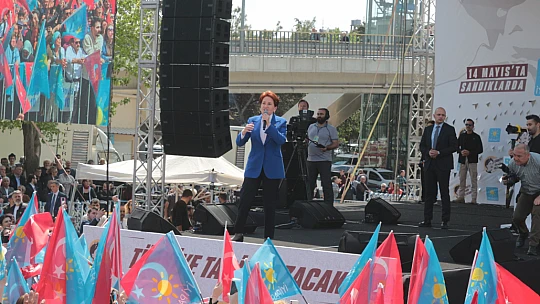 Akşener: 'İYİ Parti'yi birinci parti yapın, ben de başbakan olayım'