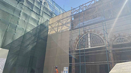 Ayasofya-i Kebir Camii Şerifi'nde restorasyon başladı