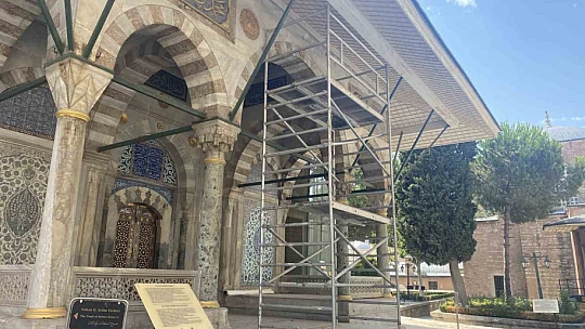 Ayasofya-i Kebir Camii Şerifi'nde restorasyon başladı