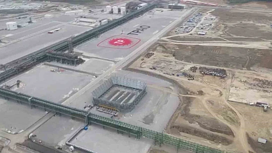 Bakan Dönmez'den dev açılış öncesi havadan inceleme