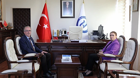 Vali Arslan, Rektör Uzun'u ziyaret etti