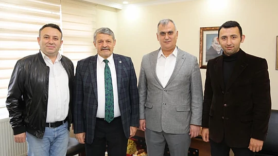 Başkan Akın'dan ABA Medya'ya ziyaret