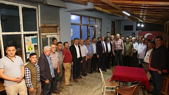 Başkan Akın'dan köy ziyaretleri
