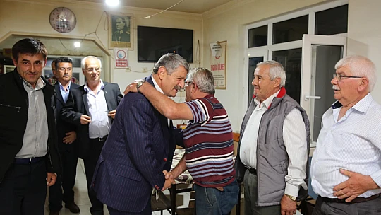 Başkan Akın'dan köy ziyaretleri