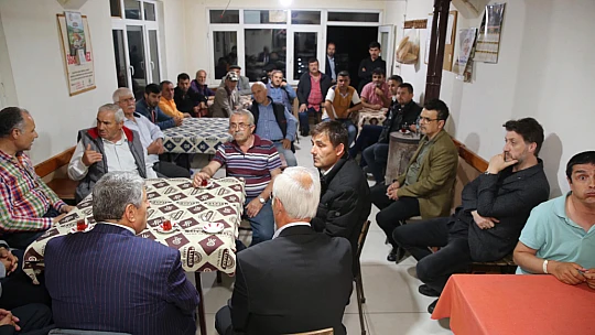 Başkan Akın'dan köy ziyaretleri