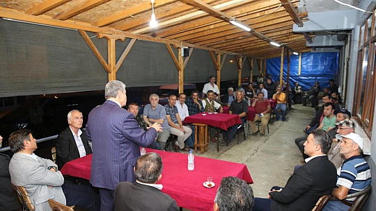Başkan Akın'dan köy ziyaretleri