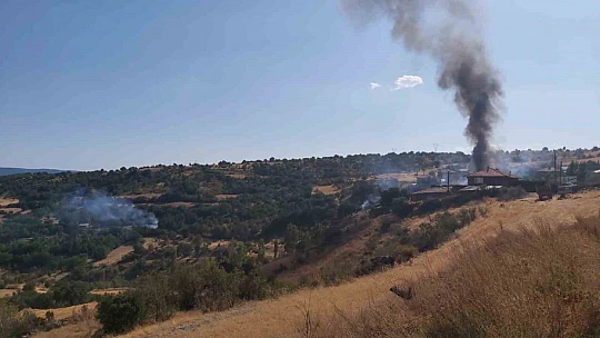 Bolu'da 3 farklı noktada çıkan yangın söndürüldü