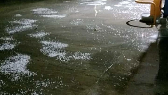 Dolu hayatı felç etti: Çatı çöktü, ağaçlar devrildi