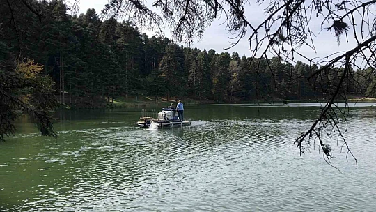 Doğa harikası Gölcük Tabiat Parkı temizleniyor