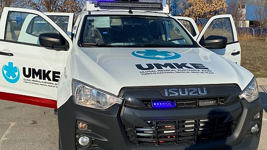 Düzce'ye tam donanımlı arama kurtarma aracı