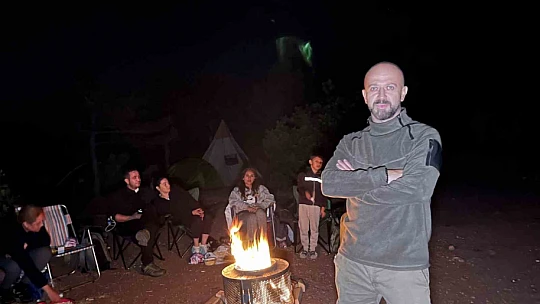 Eskişehirli vatandaşlar perseid meteor yağmurunun tadını çıkardı