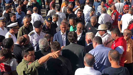 Göçükten çıkartılan yaralılar hastanelere kaldırıldı