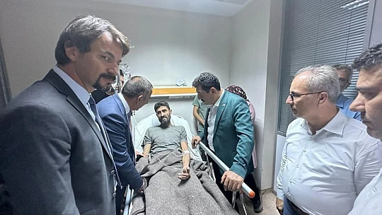 Göçükten çıkartılan yaralılar hastanelere kaldırıldı