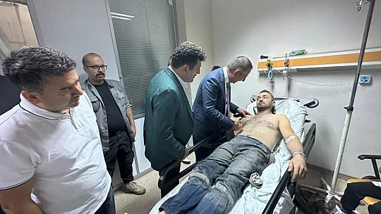 Göçükten çıkartılan yaralılar hastanelere kaldırıldı