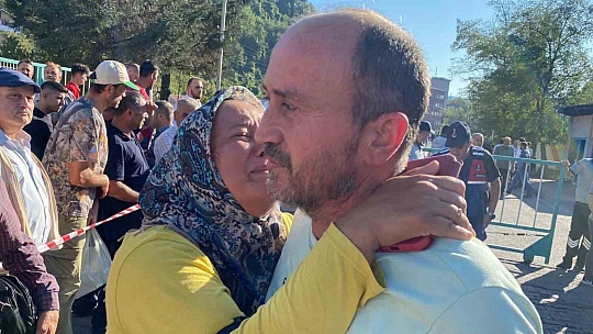 Göçükten çıkartılan yaralılar hastanelere kaldırıldı