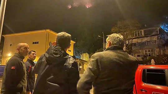 İnkumu'nda Orman Yangını