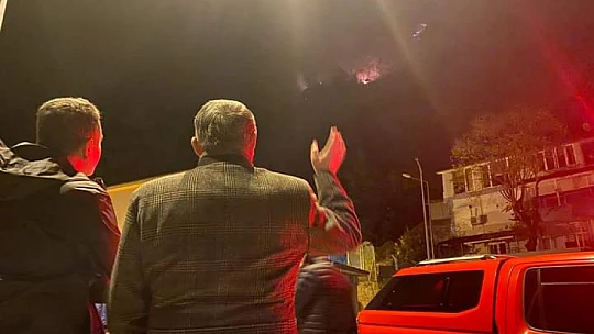 İnkumu'nda Orman Yangını