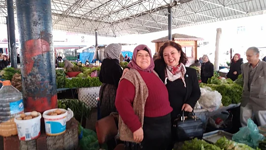 Milletvekili A. Adayı Ceyda Sargın her yerde