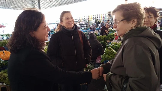 Milletvekili A. Adayı Ceyda Sargın her yerde