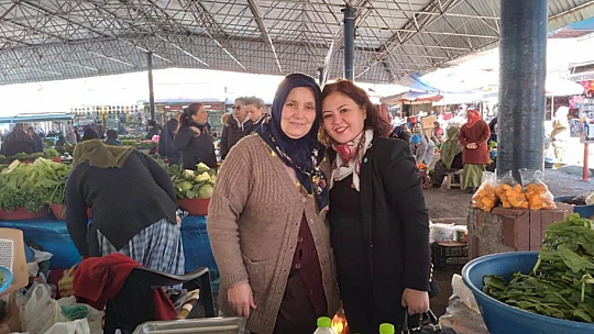 Milletvekili A. Adayı Ceyda Sargın her yerde