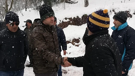 Kurucaşile Kaymakamı Evsen Çalışmaları yerinde takip ediyor